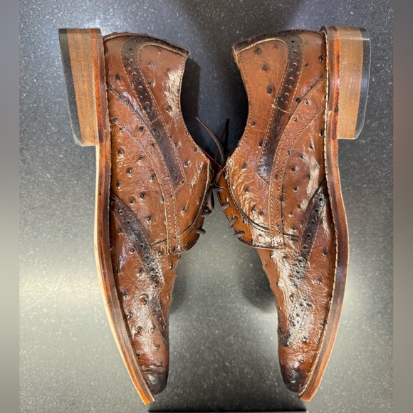 Stacy Adams Shoes - GENNARO
Wingtip Oxford Men’s Size 7.5 Cognac NEW - Picture 4 of 16